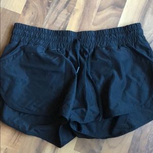 Black Lorna Jane running shorts